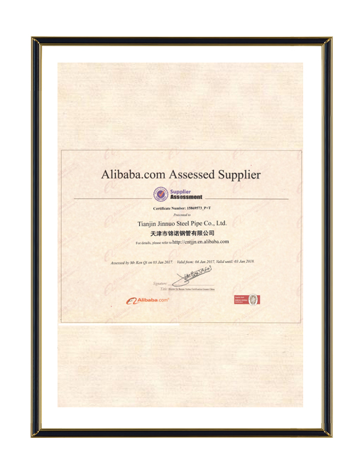 Alibaba Assessed Supplier